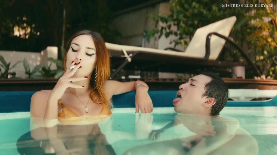Elis Euryale - Latex and cigarette in the pool